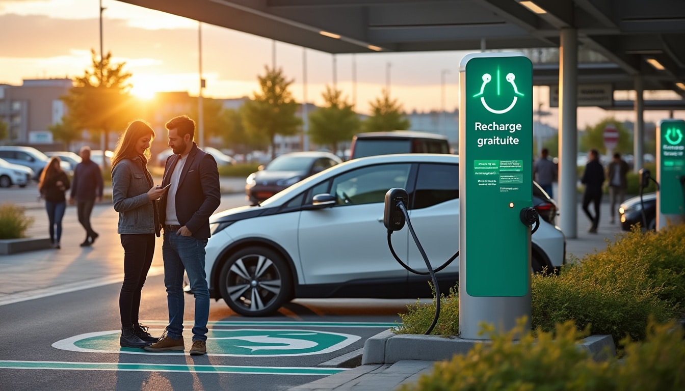 Illustration: Où et comment localiser les bornes de recharge gratuite pour véhicule électrique ?