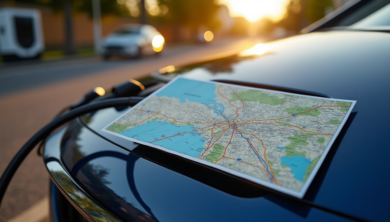 Carte des bornes de recharge pour véhicules électriques : guide complet 2026