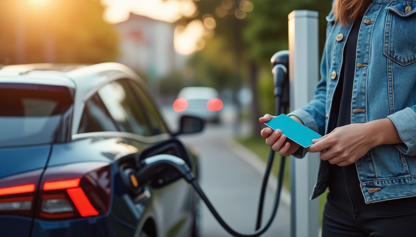 Illustration: Comprendre le rôle essentiel d’une carte de recharge pour voiture électrique