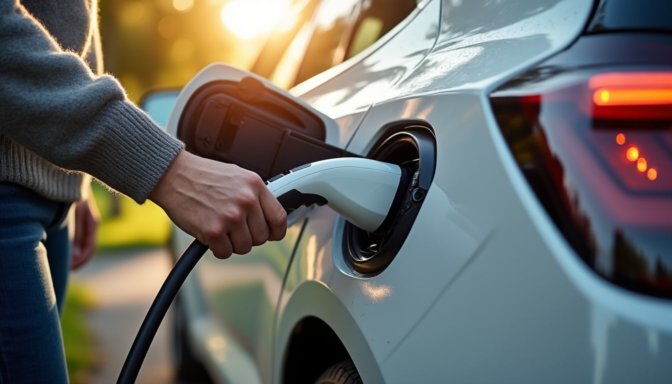 Consommation de la recharge voiture électrique sur prise domestique