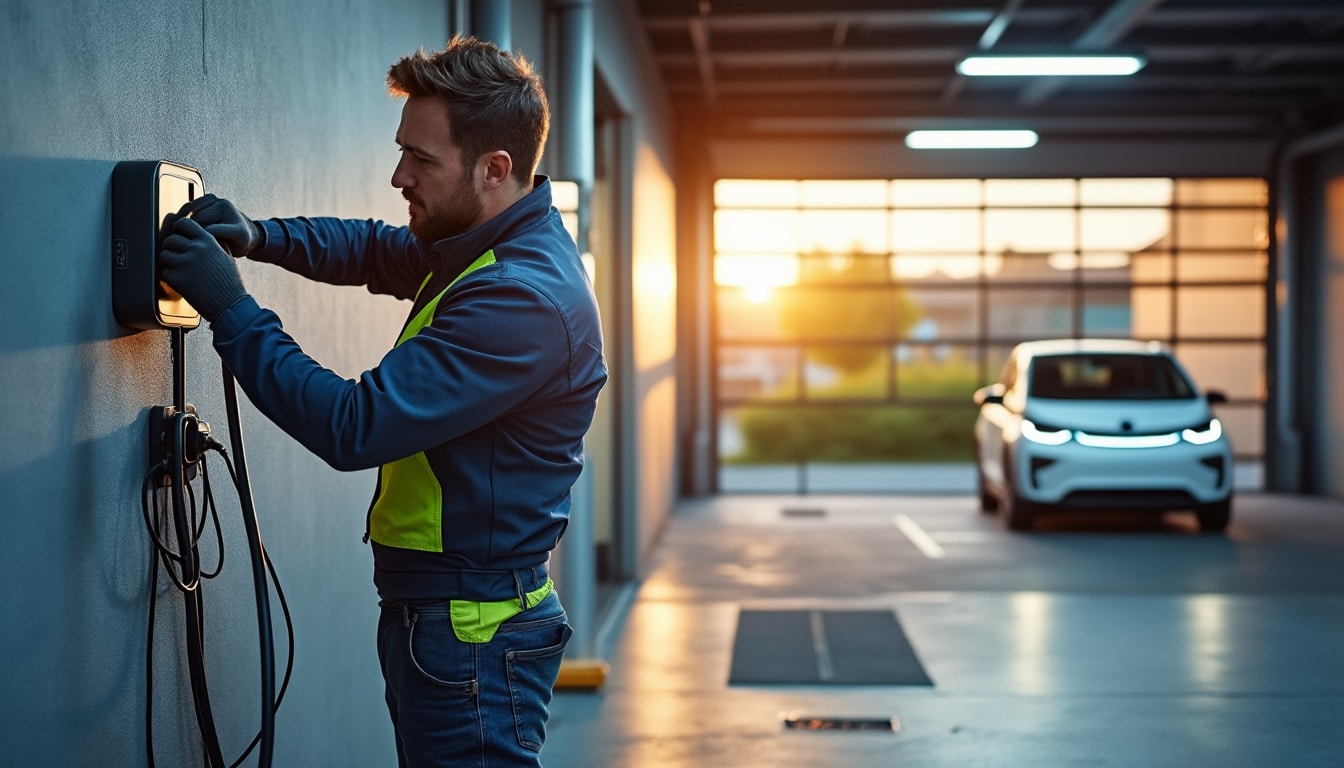 Formation installateur de borne de recharge voiture électrique : guide complet
