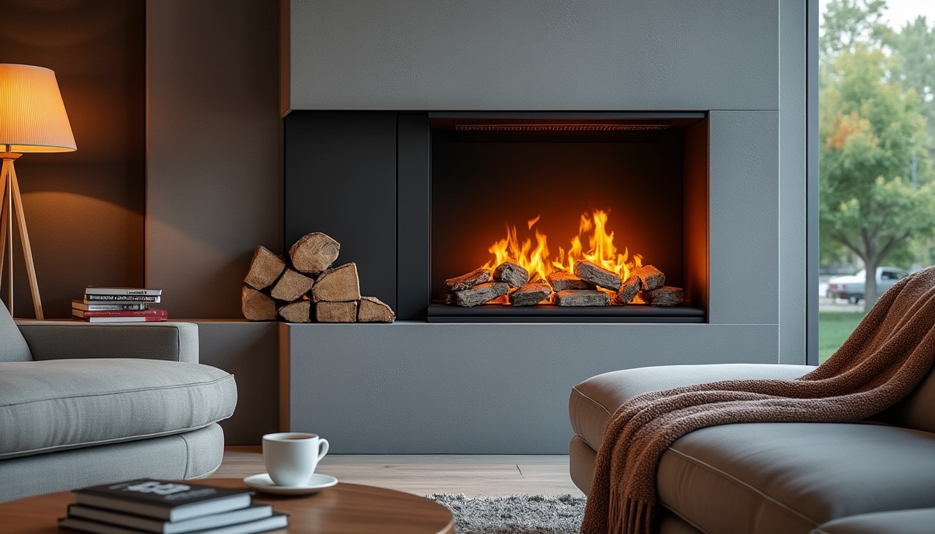 Cheminée au gaz de ville : confort, design et efficacité thermique