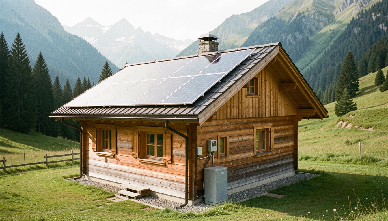 Panneaux solaires pour chalet isolé : bien dimensionner