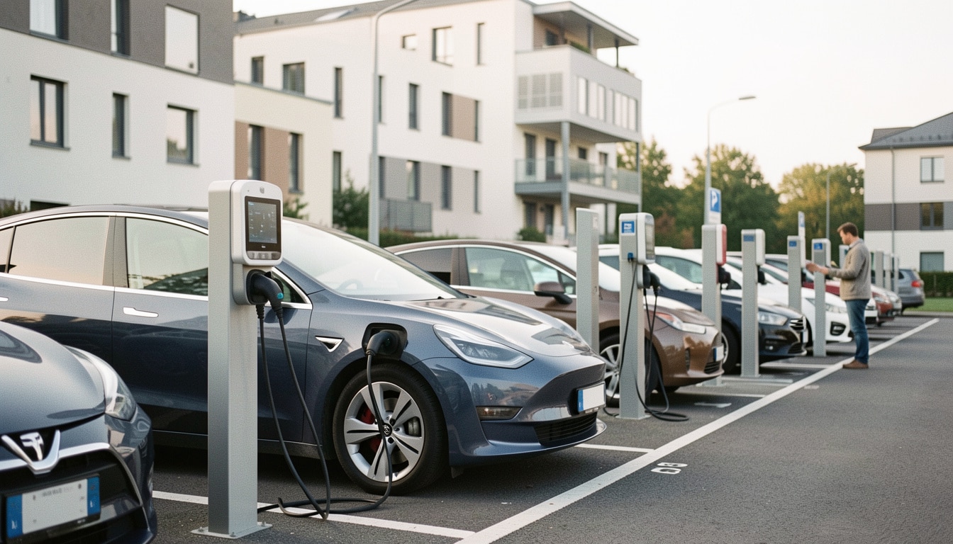 Comparatif des bornes de recharge en copropriété