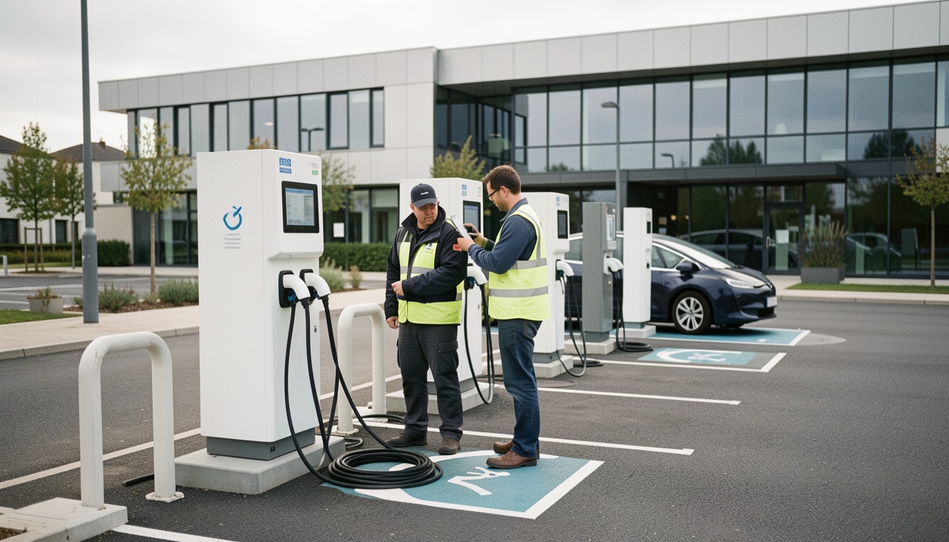 Installer des bornes de recharge dans une collectivité