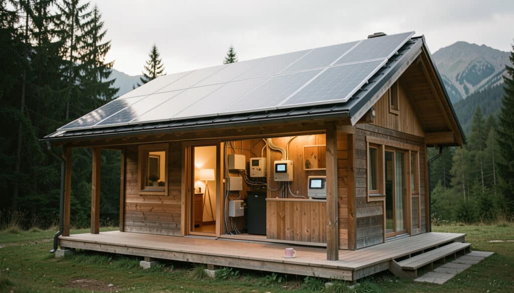 Choisir un kit solaire pour un chalet isolé autonome