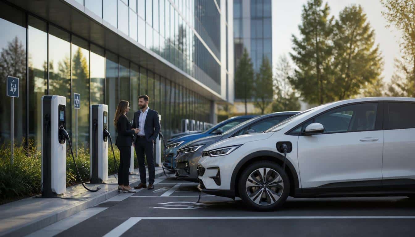 Recharge des véhicules électriques en entreprise