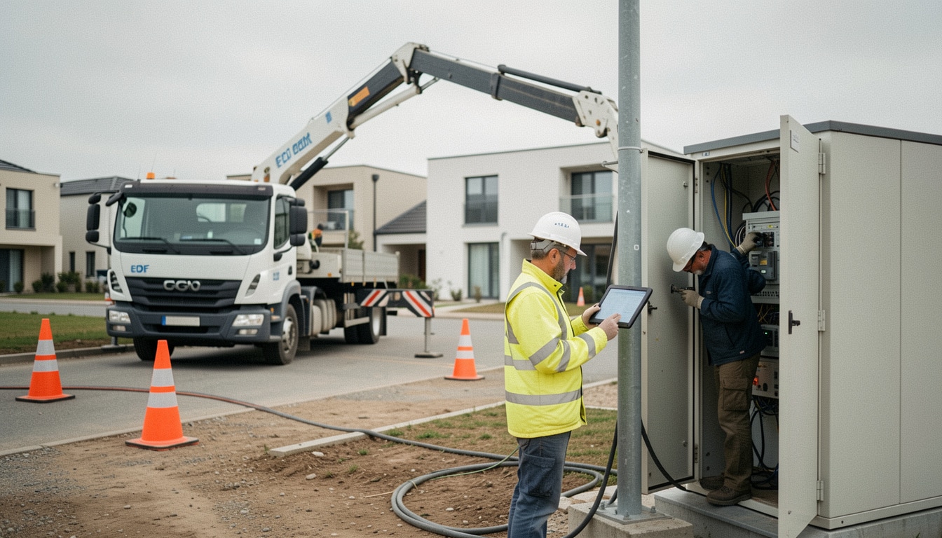 Travaux EDF en cours : chantier prévu ou panne ?